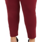 Calça skinny com controle de barriga Alfani feminina, vermelha, tamanho 26W
