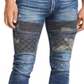 Calça Jeans Skinny Moto Blocked Masculina Guess Azul Tamanho 34
