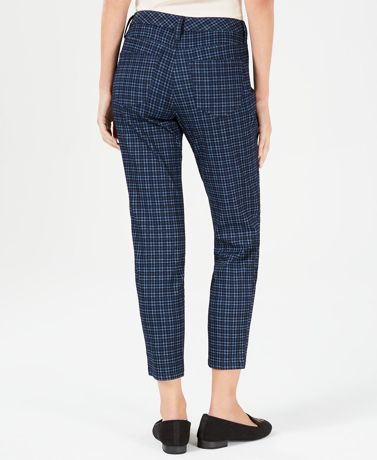 Calça jeans feminina Charter Club Bristol estampada, azul, tamanho 6