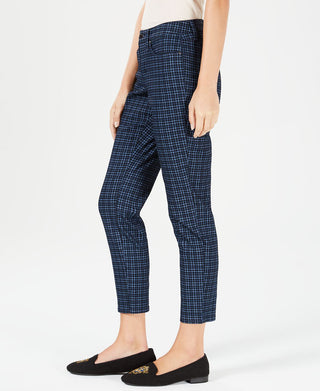 Calça jeans feminina Charter Club Bristol estampada, azul, tamanho 6