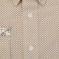 Camisa masculina Nick Graham Modern Fit Diamond Grid amarela tamanho 16,5 x 32 x 33