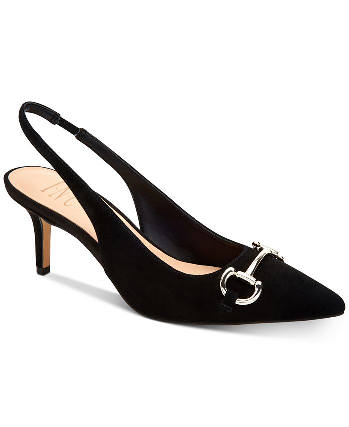 INC International Concepts Carynn Salto Fino Feminino Preto Tamanho 9,5 M