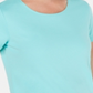 Blusa feminina Karen Scott com estampa em camadas, azul, tamanho G