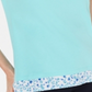 Blusa feminina Karen Scott com estampa em camadas, azul, tamanho G
