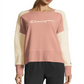 Moletom Champion Heritage Cotton Mix Texture Feminino Rosa Tamanho X-S