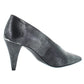 Michael Kors Lizzy Leather Metallic Scarpin Feminino Prateado Tamanho 7 M