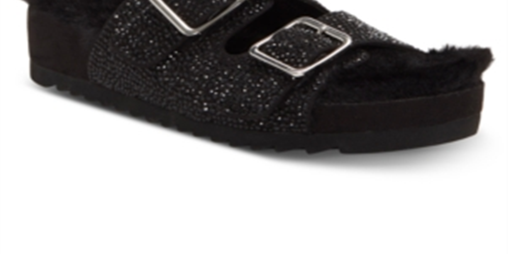 INC International Concepts Sapato casual feminino de tecido aberto, preto, tamanho 6,5