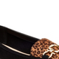 Sapatos mocassins femininos Charter Club Alettee com bico quadrado, pretos, tamanho 10 M