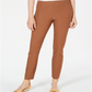 Calça feminina Chelsea Tummy Control Skinny Leg Tornozelo Charter Club Marrom Tamanho 8