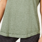Camiseta feminina estilo &amp; co com bolso no peito, manga curta e gola redonda, tamanho extragrande, verde