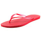 Havaianas Slim Texturizado Feminino Vermelho Tamanho -7/8 L