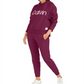 Calvin Klein Moletom com capuz feminino Performance Relaxed Logo Vermelho Tamanho X-G