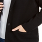 Blazer feminino Charter Club Plus Cotton, preto, tamanho 0X