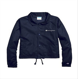 Jaqueta Champion Women's Athletics Heritage Coaches Azul Tamanho X-Grande