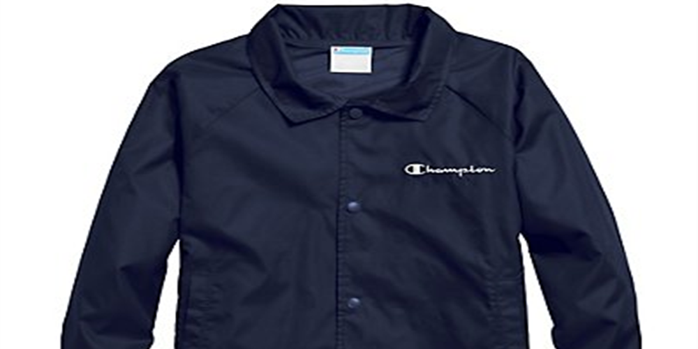 Jaqueta Champion Women's Athletics Heritage Coaches Azul Tamanho X-Grande