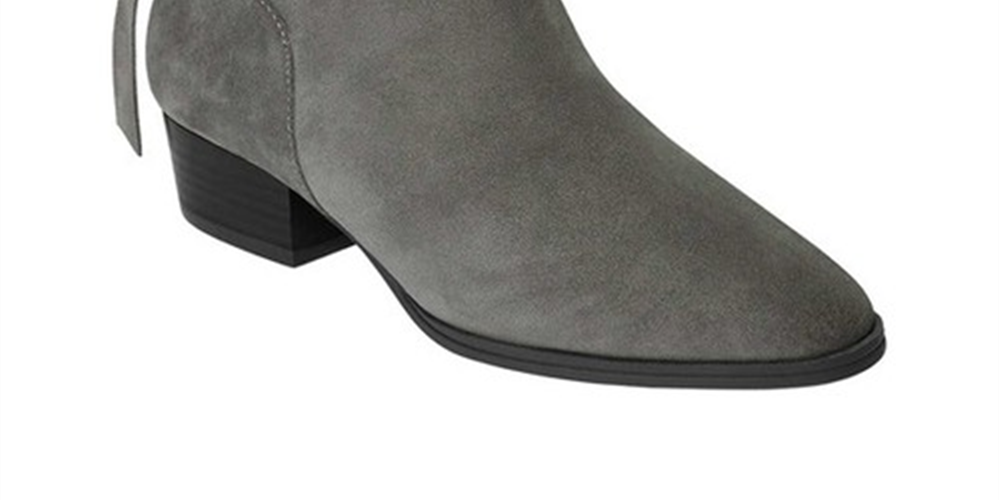 Aerosoles Crosswalk Genuine Suede Feminino Cinza Tamanho 9 M