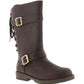 Botas Janice Lacey Diamond Girl Little &amp; Big Girl, marrom, tamanho 3 M
