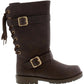 Botas Janice Lacey Diamond Girl Little &amp; Big Girl, marrom, tamanho 3 M