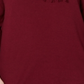 Suéter feminino plus size com franjas e gola alta, vermelho, tamanho 3X