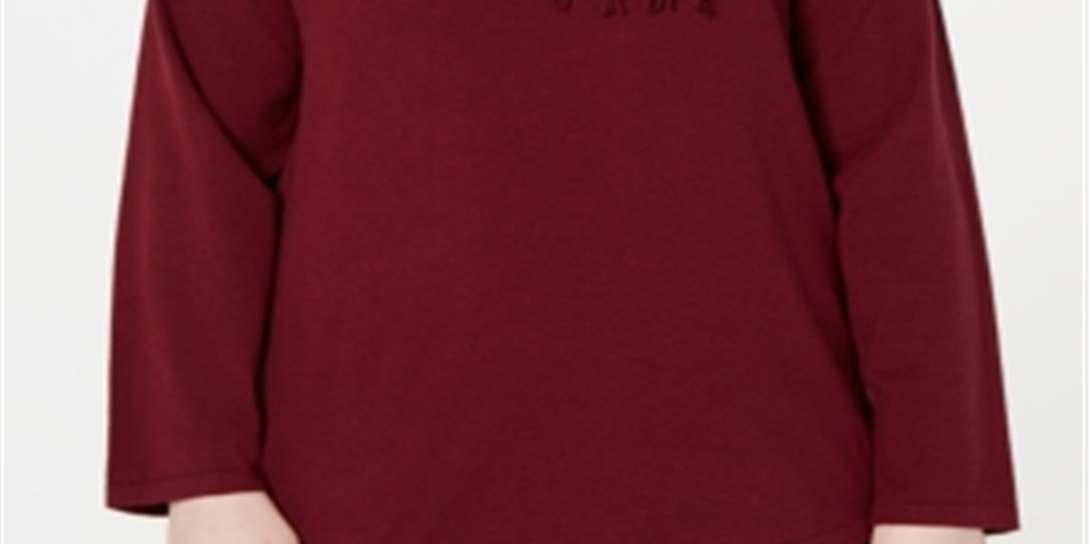 Suéter feminino plus size com franjas e gola alta, vermelho, tamanho 3X