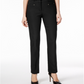 Calça feminina justa JM Collection, preta, tamanho 24x4,5