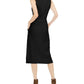 Vestido suéter feminino com cinto MIDI da INC International Concepts, preto, tamanho pequeno