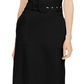 Vestido suéter feminino com cinto MIDI da INC International Concepts, preto, tamanho pequeno