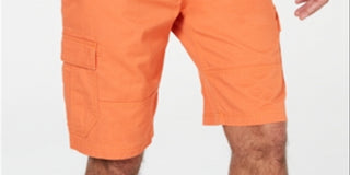 Shorts cargo masculino American Rag Frat Boy's Relaxed Fit Laranja Tamanho 32