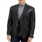 Casaco esportivo Tallia masculino brilhante 3D preto tamanho X-Large