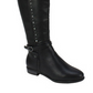 Bota de montaria feminina Rialto Ferrell preta tamanho 5 M