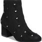 Botas Bar III Jadine de camurça sintética femininas, rosa, tamanho 6,5 m
