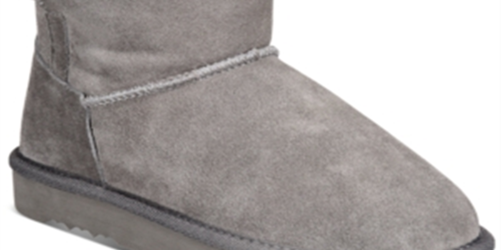 Botas femininas para clima frio Style &amp; Co Teenyy, cinza, tamanho 11 M