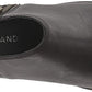 Botas femininas Lucky Brand Koben de couro bico fino na altura do tornozelo, tamanho 5,5M, pretas
