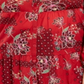 Blusa feminina plus size com estampa floral e camadas, tamanho 0X, vermelha, estilo &amp; co