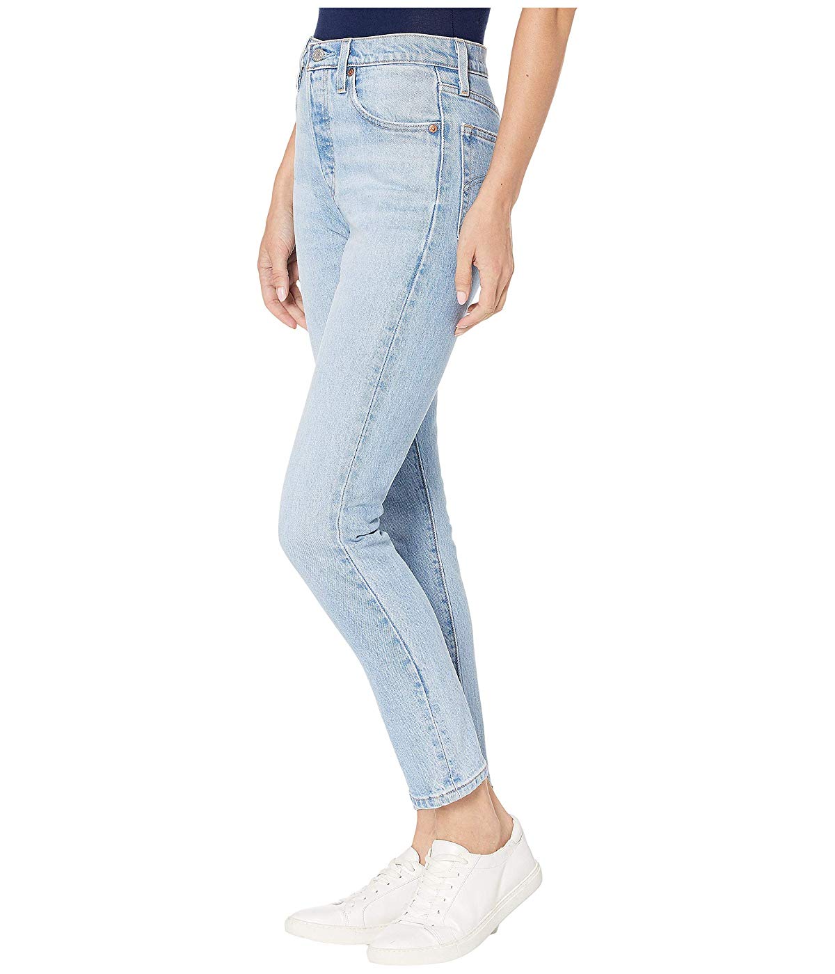Calça jeans skinny 501 feminina Levi's azul tamanho 31x28