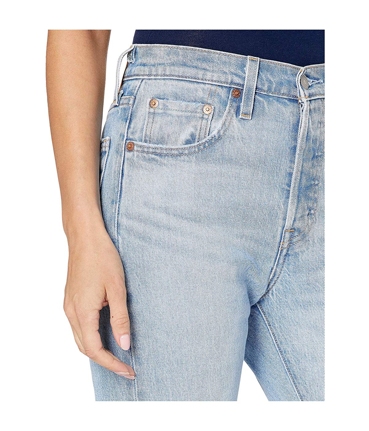 Calça jeans skinny 501 feminina Levi's azul tamanho 31x28