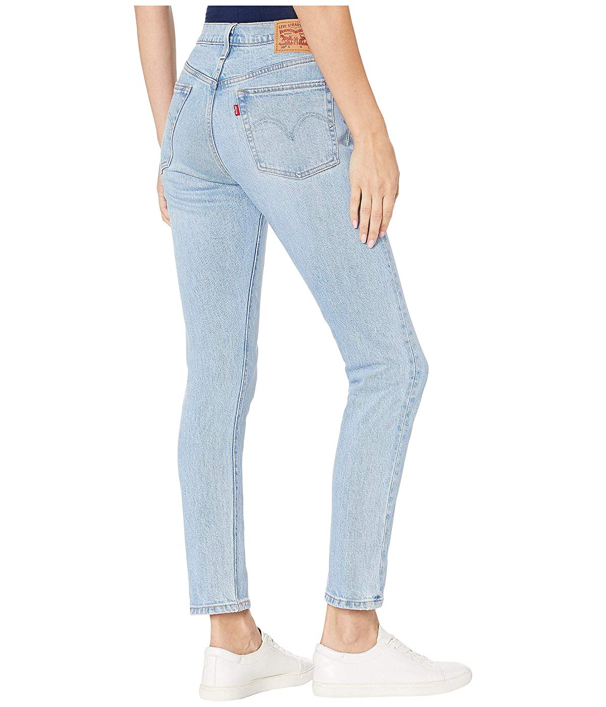 Calça jeans skinny 501 feminina Levi's azul tamanho 31x28
