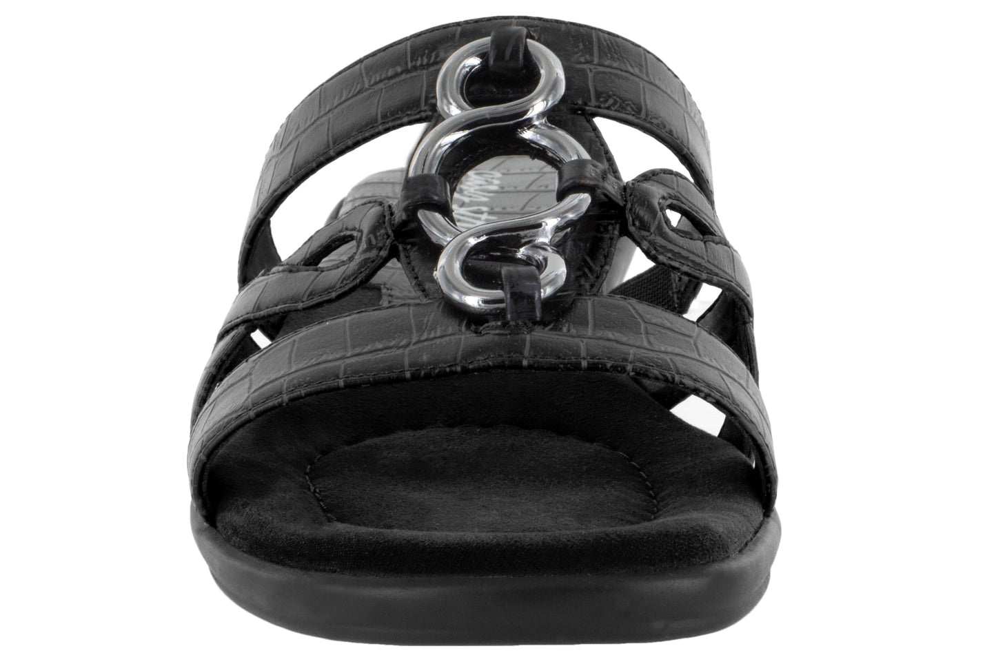 Easy Street Torrid Mules Largas Pretas Tamanho 11 W para Mulheres