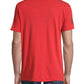 Camiseta masculina com logotipo gráfico Lucky Brand vermelha, tamanho grande