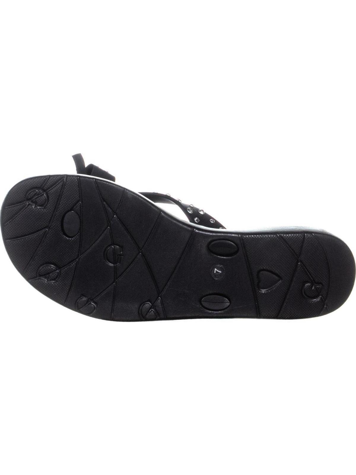 Chinelo Guss Feminino Tutu com Strass e Tiras Pretas Tamanho -7 M