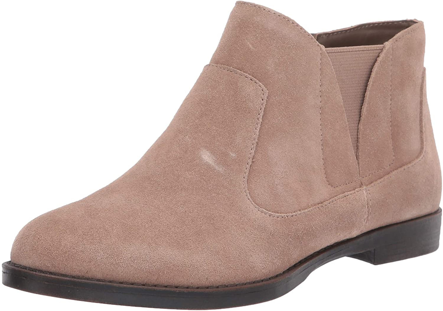Botas Rory de camurça amêndoa feminina Bella Vita, marrom, tamanho 6,5 N