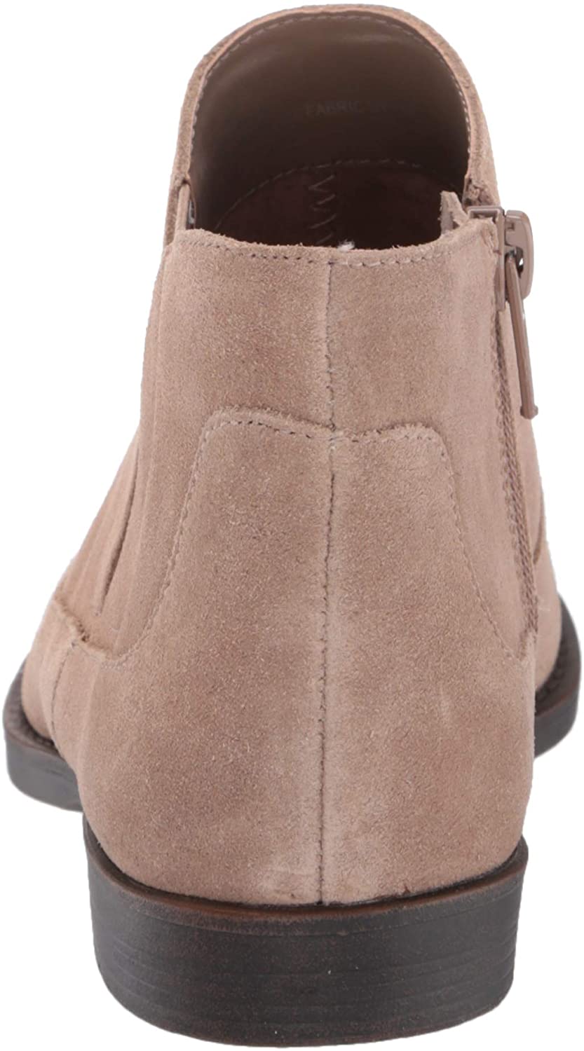 Botas Rory de camurça amêndoa feminina Bella Vita, marrom, tamanho 6,5 N