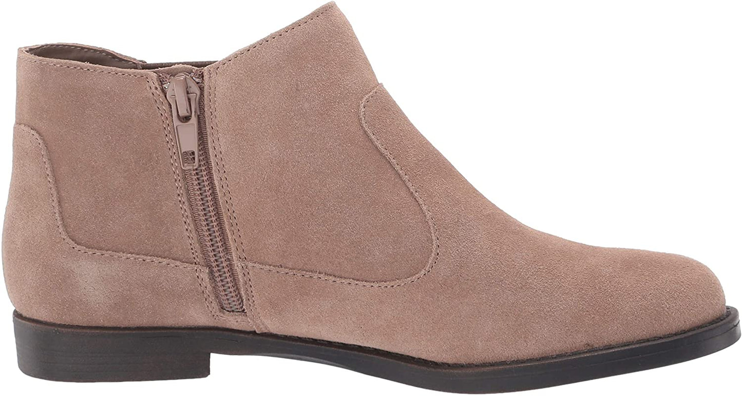 Botas Rory de camurça amêndoa feminina Bella Vita, marrom, tamanho 6,5 N