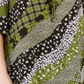 Blusa feminina Michael Kors Plus com estampa mista e ombro vazado, verde, tamanho 2X