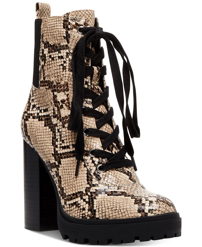 Steve Madden Bota Latch Feminina Borgonha Tamanho 8,5 M