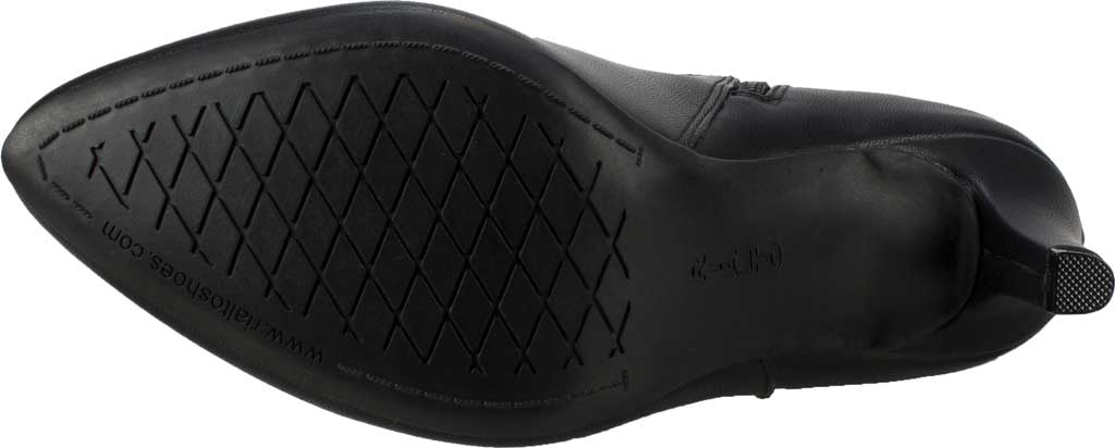Botas femininas Rialto com salto agulha e fivela, bico fino, tamanho 6,5 M