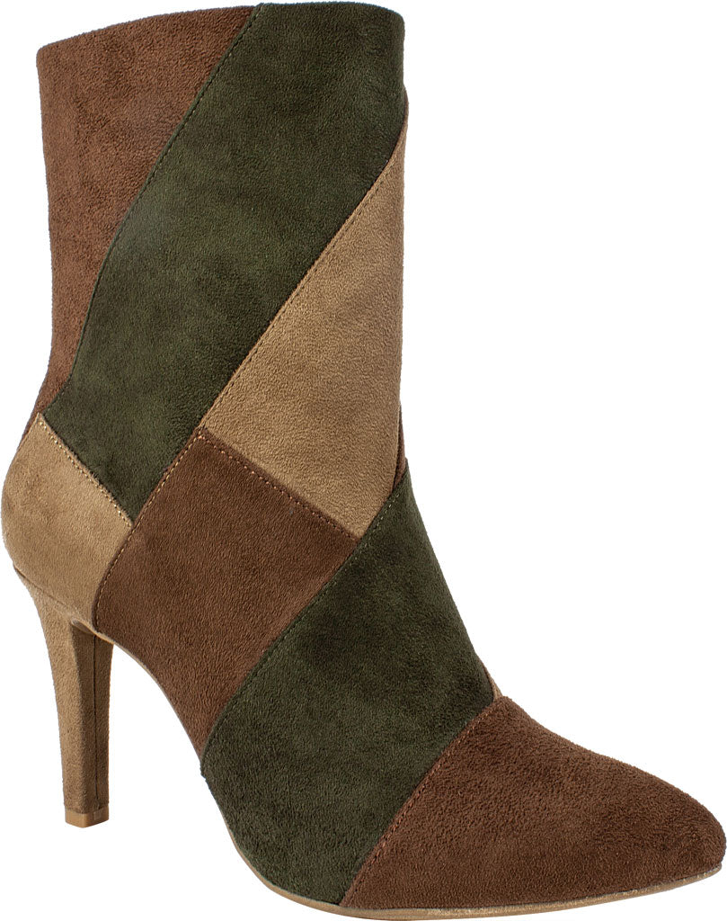 Botas Casilda de textura mista femininas Rialto, marrom, tamanho 10 M