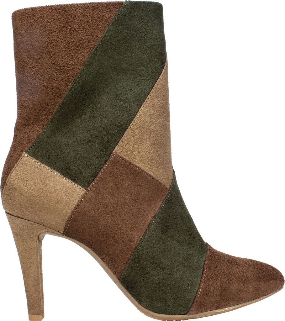 Botas Casilda de textura mista femininas Rialto, marrom, tamanho 10 M