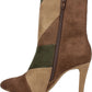 Botas Casilda de textura mista femininas Rialto, marrom, tamanho 10 M