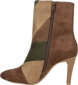 Botas Casilda de textura mista femininas Rialto, marrom, tamanho 10 M